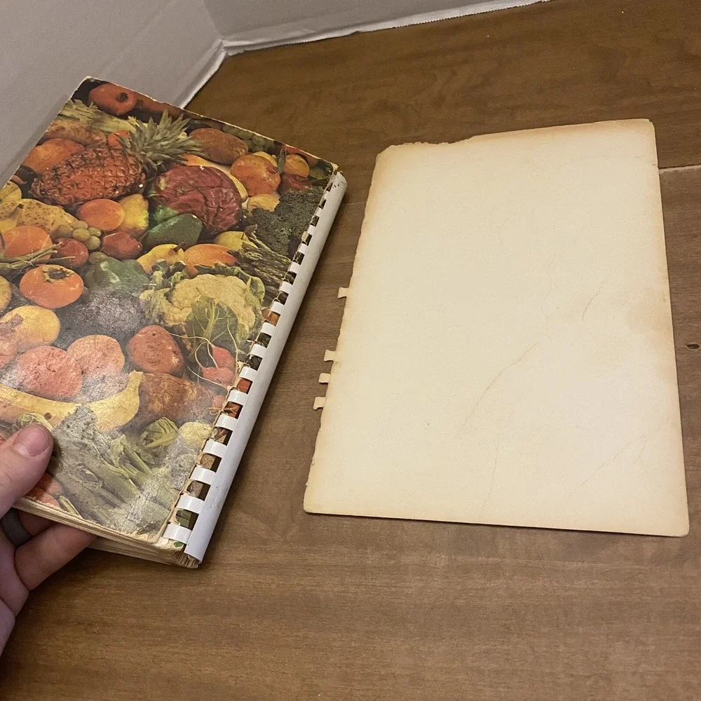 Canning Preserving and Freezing Cookbook Home Economics Teachers 1975 Vintage
